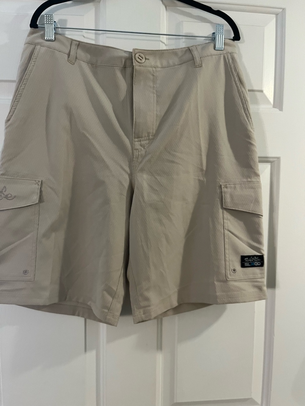 Salt Life Khaki Cargo Shorts for Men